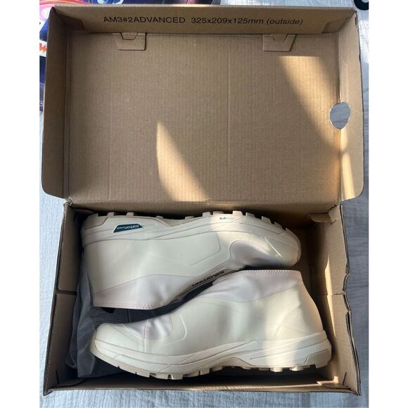 SALOMON Xa-Alpine Mid Advanced Sneakers Bleached Sand NEW - Picture 7 of 8